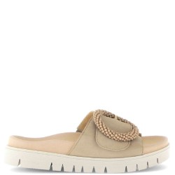 Γυναικεία Mules Μπεζ Δέρμα 63.745.14 Gabor