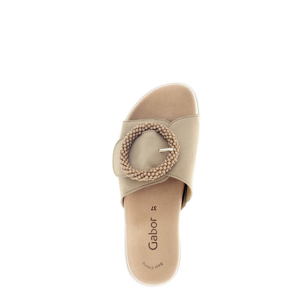 GABOR</br>Γυναικεία Mules Μπεζ Δέρμα 63.745.14 Gabor GABOR</br>Γυναικεία Mules Μπεζ Δέρμα 63.745.14 Gabor