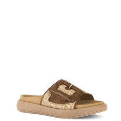 Γυναικεία Mules Μπεζ/Καφέ Δέρμα 63.754.48 Gabor