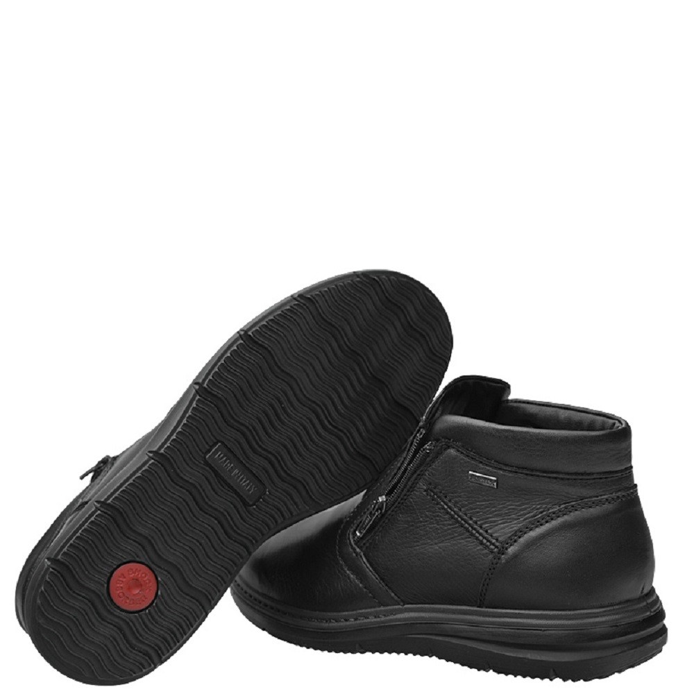 IMAC</br>Ανδρικά Μποτάκια Μαύρο Δέρμα Αδιάβροχο 651459 17060/011 Imac