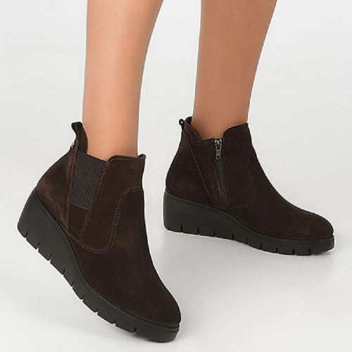 Γυναικεία Μποτάκια Καφέ Suede Αδιάβροχα 655289 Imac Γυναικεία Μποτάκια Καφέ Suede Αδιάβροχα 655289 Imac