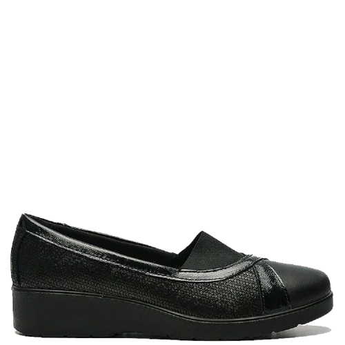 Γυναικεία Casual Παπούτσια Μαύρο Δέρμα 655490 Imac Γυναικεία Casual Παπούτσια Μαύρο Δέρμα 655490 Imac