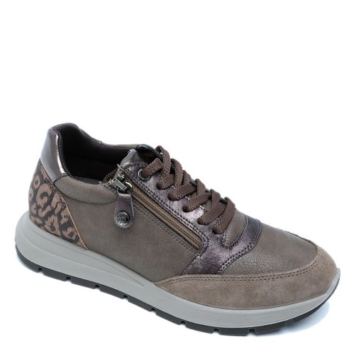 Γυναικεία Sneakers Καφέ Δέρμα 657530 Imac Γυναικεία Sneakers Καφέ Δέρμα 657530 Imac