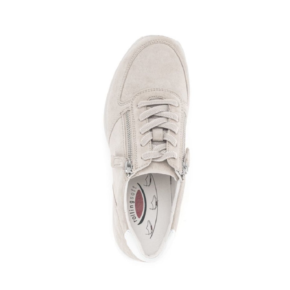 GABOR</br>Γυναικεία Sneakers Μπεζ Suede 66.968.33 Rolling Soft By Gabor GABOR</br>Γυναικεία Sneakers Μπεζ Suede 66.968.33 Rolling Soft By Gabor