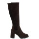 MOURTZI</br>Mourtzi 65/67013 Γυναικείες Μπότες Καφέ Suede MOURTZI</br>Mourtzi 65/67013 Γυναικείες Μπότες Καφέ Suede