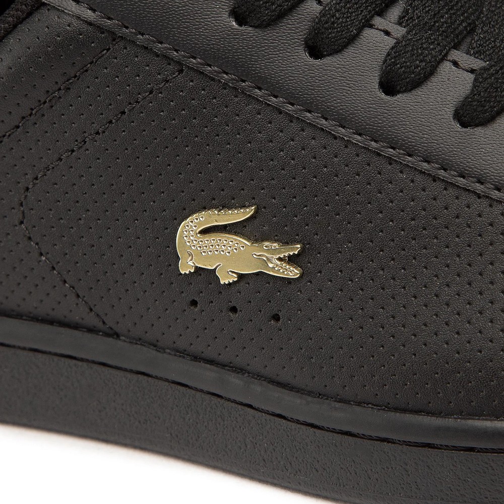 LACOSTE</br>Γυναικεία Sneakers Μαύρο Δέρμα CARNABY EVO 0120 1 SFA 7-40SFA000702H Lacoste LACOSTE</br>Γυναικεία Sneakers Μαύρο Δέρμα CARNABY EVO 0120 1 SFA 7-40SFA000702H Lacoste