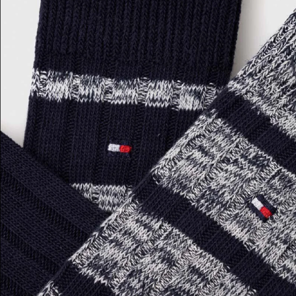 TOMMY HILFIGER</br>Ανδρικές Κάλτσες Μπλε 3PACK  701226073 001 Tommy Hilfiger