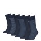 TOMMY HILFIGER</br>Tommy Hilfiger Men's Socks in Gift Box 6Pack 701235373-001 Ανδρικές Κάλτσες Μπλε TOMMY HILFIGER</br>Tommy Hilfiger Men's Socks in Gift Box 6Pack 701235373-001 Ανδρικές Κάλτσες Μπλε