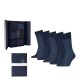 TOMMY HILFIGER</br>Tommy Hilfiger Men's Socks in Gift Box 5Pack 701235374-001 Ανδρικές Κάλτσες Μπλε