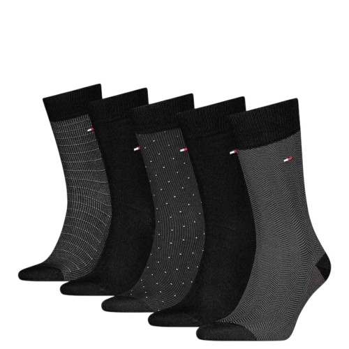 Tommy Hilfiger Men's Socks in Gift Box 5Pack 701235374-002 Ανδρικές Κάλτσες Μαύρο Tommy Hilfiger Men's Socks in Gift Box 5Pack 701235374-002 Ανδρικές Κάλτσες Μαύρο