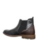BULLBOXER</br>Ανδρικά Μποτάκια Μαύρο Δέρμα Chelsea 710K45551AARBDSU10 Bullboxer