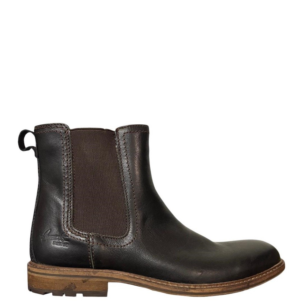 BULLBOXER</br>Ανδρικά Μποτάκια Μαύρο Δέρμα Chelsea 710K65785AP879SU00 Bullboxer