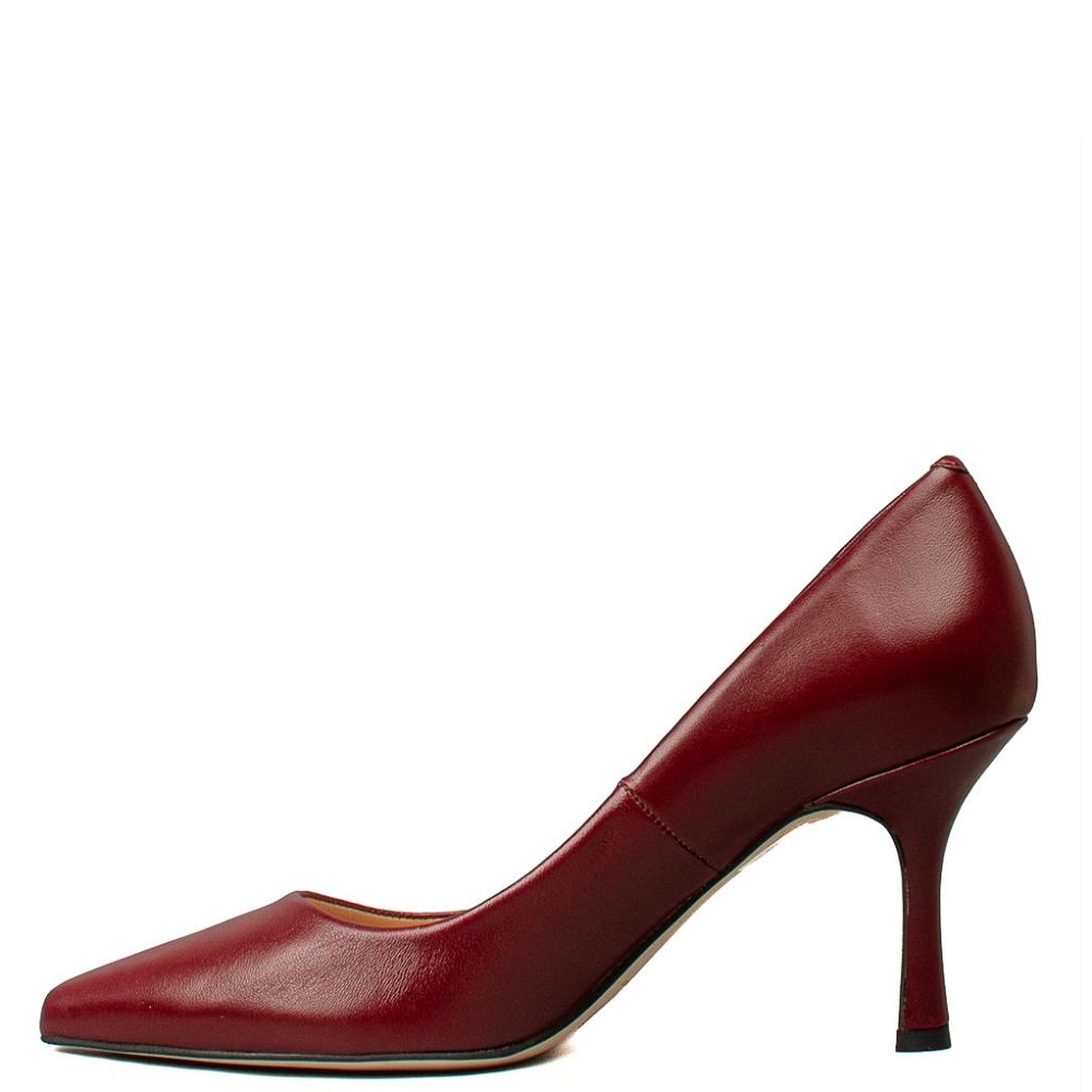 MOURTZI</br>Mourtzi 7/71100 Γυναικείες Γόβες Μπορντό Δέρμα