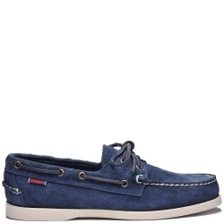 Ανδρικά Boat-shoes/Ιστιοπλοϊκά Μπλε Suede Portland Flesh Out L7111PTW-908 Sebago