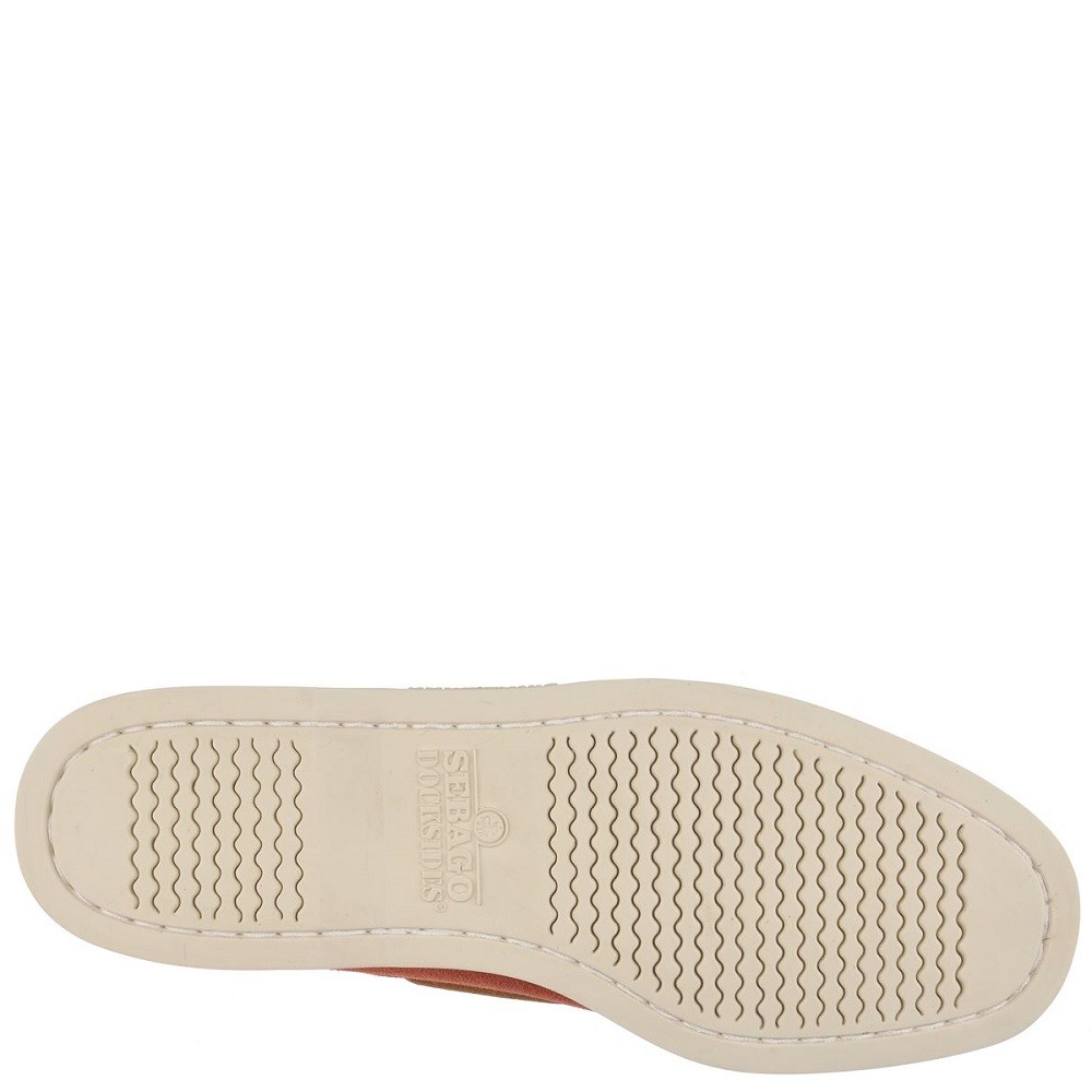 SEBAGO</br>Ανδρικά Boat-shoes/Ιστιοπλοϊκά Πορτοκαλί Suede Portland Flesh Out L7111PTW-Α6Μ Sebago SEBAGO</br>Ανδρικά Boat-shoes/Ιστιοπλοϊκά Πορτοκαλί Suede Portland Flesh Out L7111PTW-Α6Μ Sebago