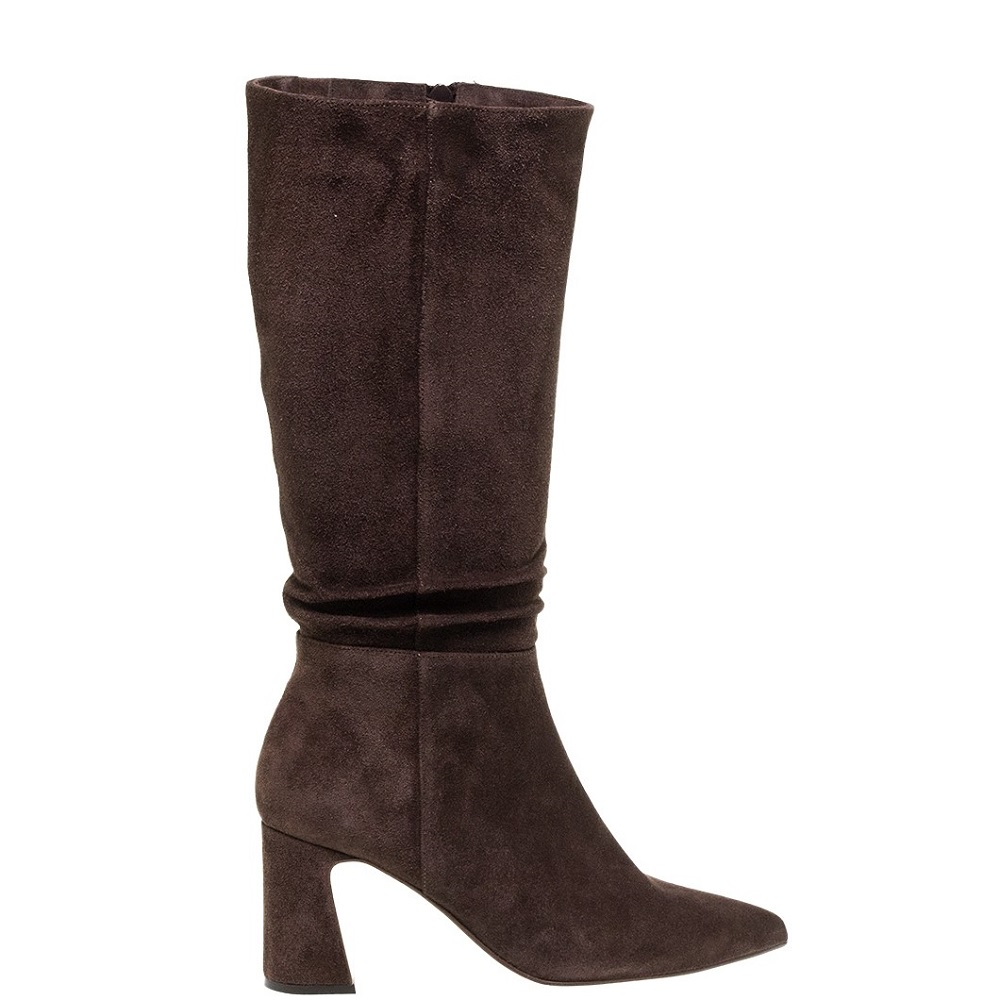 MOURTZI</br>Mourtzi 75/714Z25 Γυναικείες Μπότες Καφέ Suede MOURTZI</br>Mourtzi 75/714Z25 Γυναικείες Μπότες Καφέ Suede