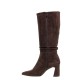 MOURTZI</br>Mourtzi 75/714Z25 Γυναικείες Μπότες Καφέ Suede MOURTZI</br>Mourtzi 75/714Z25 Γυναικείες Μπότες Καφέ Suede