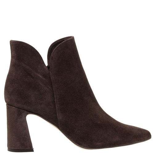 Mourtzi 75/714Z05 Γυναικεία Μποτάκια Καφέ Suede