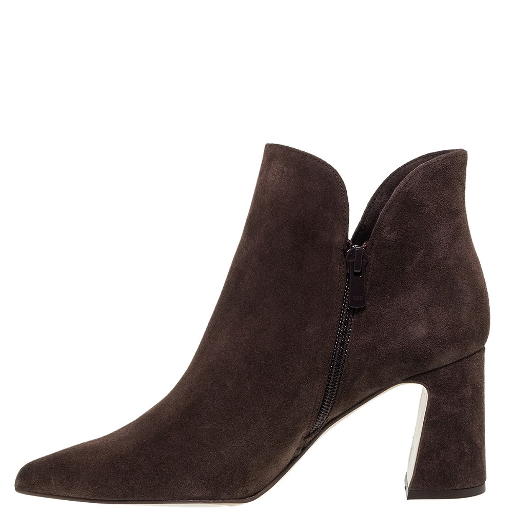 MOURTZI</br>Mourtzi 75/714Z05 Γυναικεία Μποτάκια Καφέ Suede MOURTZI</br>Mourtzi 75/714Z05 Γυναικεία Μποτάκια Καφέ Suede