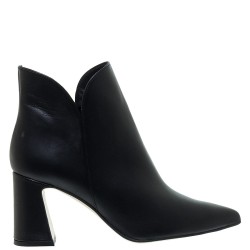 MOURTZI</br>Mourtzi 75/714Z05 Γυναικεία Μποτάκια Μαύρο Δέρμα