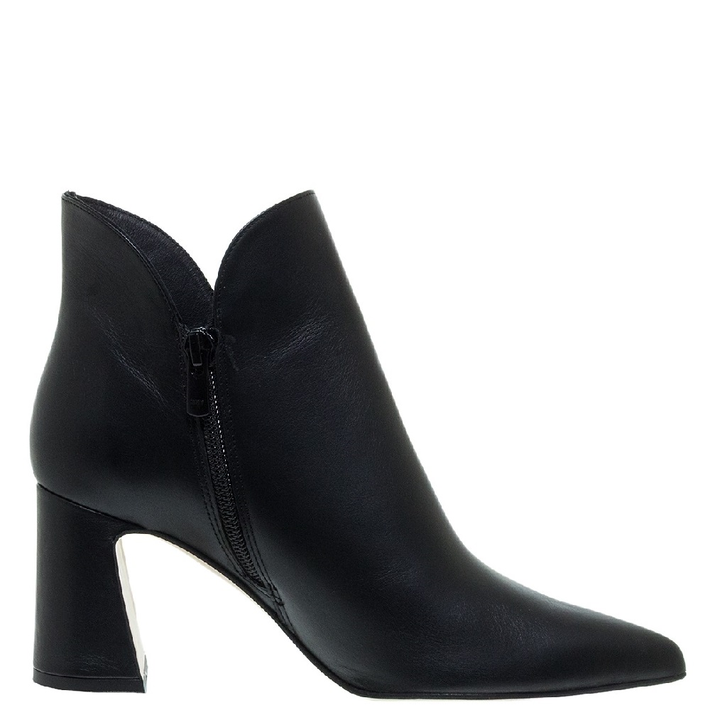 MOURTZI</br>Mourtzi 75/714Z05 Γυναικεία Μποτάκια Μαύρο Δέρμα