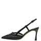 MOURTZI</br>Γυναικείες Slingback Γόβες Μαύρο 75/71609 Mourtzi MOURTZI</br>Γυναικείες Slingback Γόβες Μαύρο 75/71609 Mourtzi