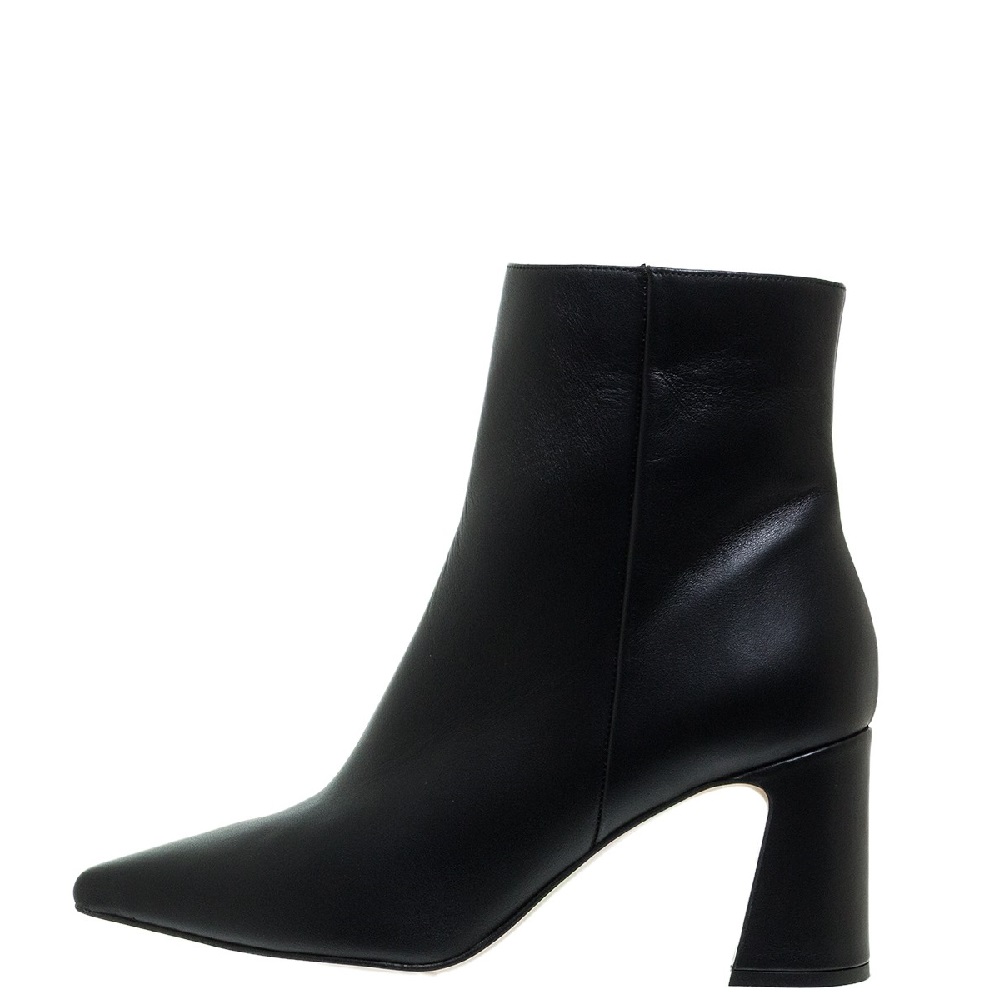 MOURTZI</br>Mourtzi 75/720Z00 Γυναικεία Μποτάκια Μαύρο Δέρμα