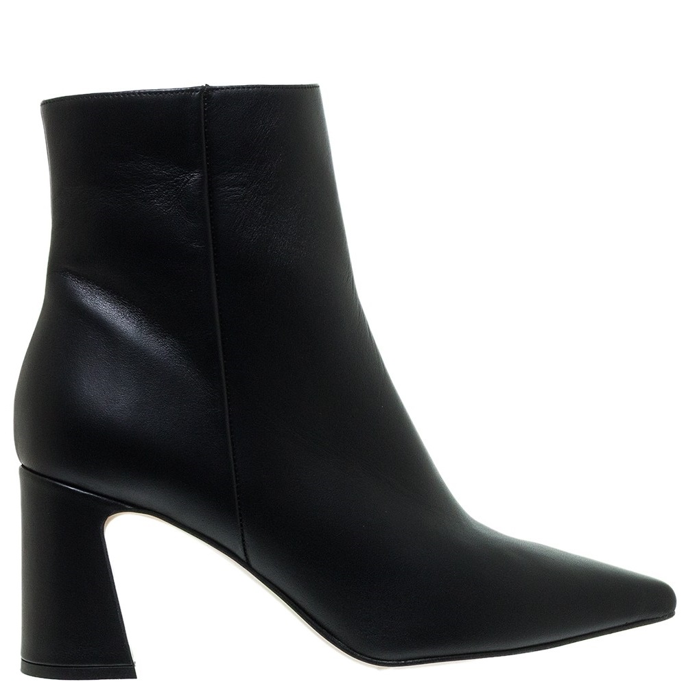 MOURTZI</br>Mourtzi 75/720Z00 Γυναικεία Μποτάκια Μαύρο Δέρμα