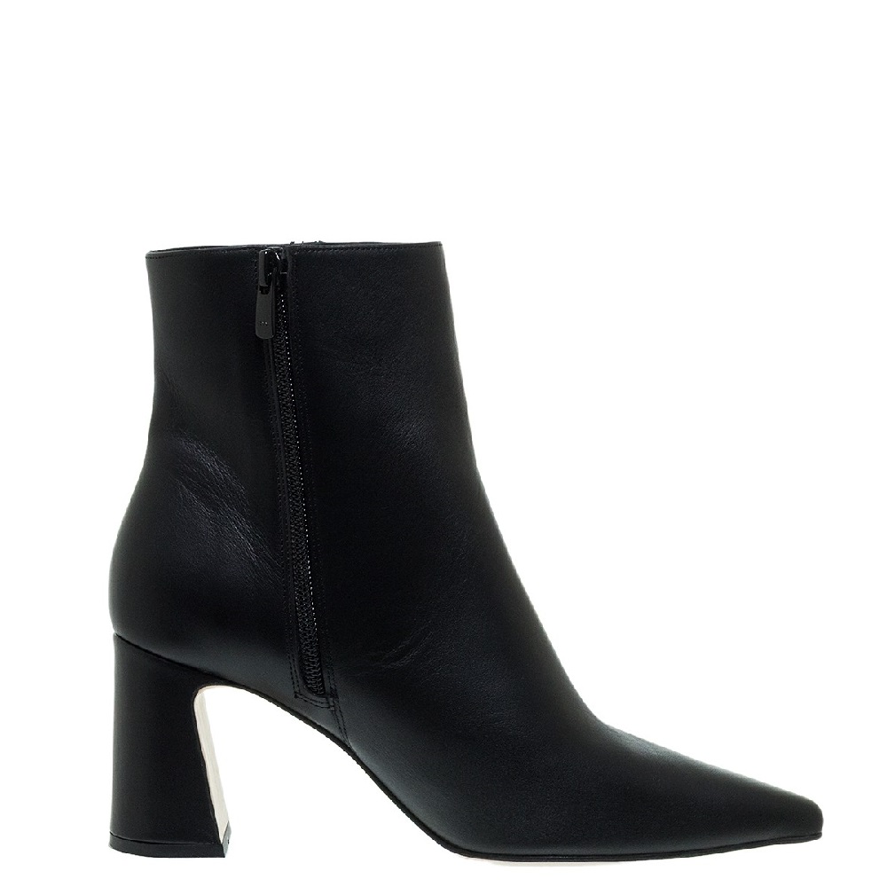 MOURTZI</br>Mourtzi 75/720Z00 Γυναικεία Μποτάκια Μαύρο Δέρμα