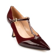 FM 738-109 Γυναικείες Γόβες Μπορντό Λουστρίνι/Καστόρι FM 738-109 Γυναικείες Γόβες Μπορντό Λουστρίνι/Καστόρι