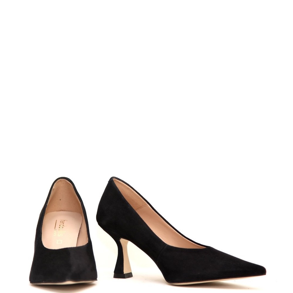 FM</br>FM 738-121 Γυναικείες Γόβες Μαύρο Δέρμα Καστόρι FM</br>FM 738-121 Γυναικείες Γόβες Μαύρο Δέρμα Καστόρι