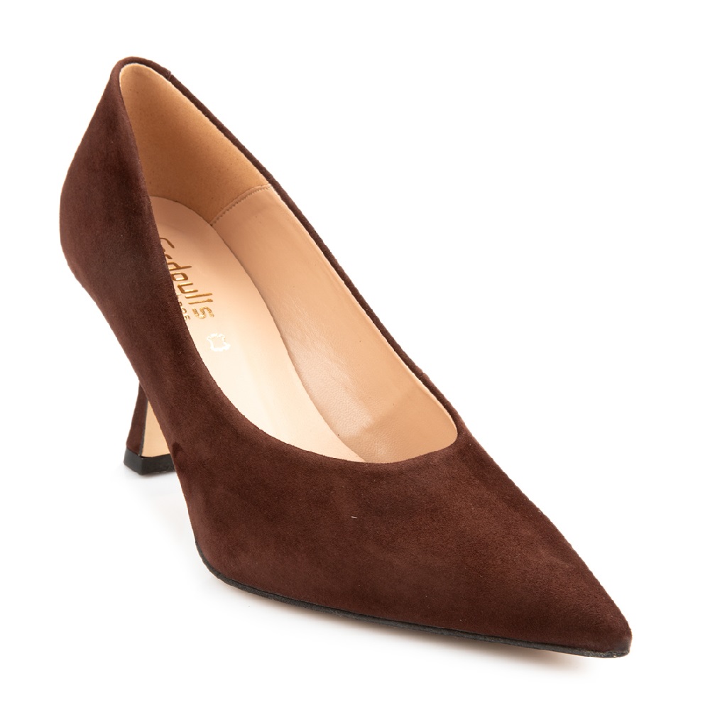 FM</br>FM 738-121 Γυναικείες Γόβες Καφέ Δέρμα Καστόρι FM</br>FM 738-121 Γυναικείες Γόβες Καφέ Δέρμα Καστόρι