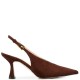 FM</br>FM 738-122 Γυναικεία Slingback Καφέ Δέρμα Καστόρι FM</br>FM 738-122 Γυναικεία Slingback Καφέ Δέρμα Καστόρι