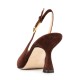 FM</br>FM 738-122 Γυναικεία Slingback Καφέ Δέρμα Καστόρι FM</br>FM 738-122 Γυναικεία Slingback Καφέ Δέρμα Καστόρι