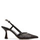 FM</br>Γυναικείες Slingback Γόβες Μαύρο Φιλτιρέ 738-43 FM FM</br>Γυναικείες Slingback Γόβες Μαύρο Φιλτιρέ 738-43 FM