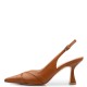 FM</br>Γυναικείες Slingback Γόβες Ταμπά Δέρμα 738-72 FM FM</br>Γυναικείες Slingback Γόβες Ταμπά Δέρμα 738-72 FM