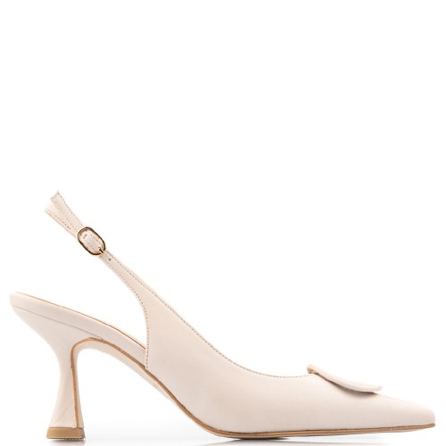 Γυναικείες Slingback Γόβες Πάγος Δέρμα 738-86 FM