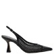 FM</br>Γυναικείες Slingback Γόβες Μαύρο Δέρμα Φιλτιρέ 738-98 FM FM</br>Γυναικείες Slingback Γόβες Μαύρο Δέρμα Φιλτιρέ 738-98 FM