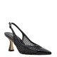 FM</br>Γυναικείες Slingback Γόβες Μαύρο Δέρμα Φιλτιρέ 738-98 FM FM</br>Γυναικείες Slingback Γόβες Μαύρο Δέρμα Φιλτιρέ 738-98 FM