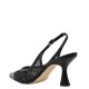 FM</br>Γυναικείες Slingback Γόβες Μαύρο Δέρμα Φιλτιρέ 738-98 FM FM</br>Γυναικείες Slingback Γόβες Μαύρο Δέρμα Φιλτιρέ 738-98 FM
