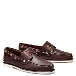 Ανδρικά Boat-shoes/Ιστιοπλοϊκά Καφέ Δέρμα Classic Boat-shoe 2 Eye 74035-214 Timberland