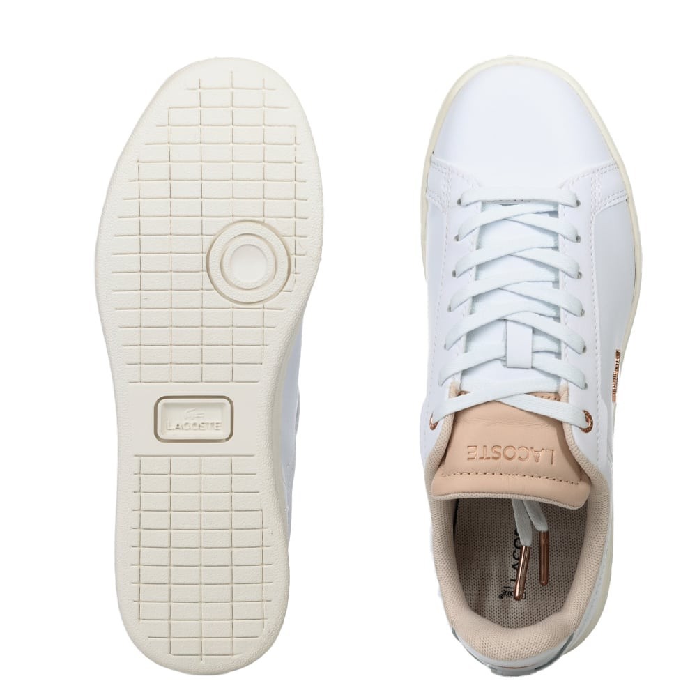 LACOSTE</br>Γυναικεία Sneakers Λευκό Δέρμα CARNABY PRO 222 4 SFA 744SFA006165T Lacoste LACOSTE</br>Γυναικεία Sneakers Λευκό Δέρμα CARNABY PRO 222 4 SFA 744SFA006165T Lacoste