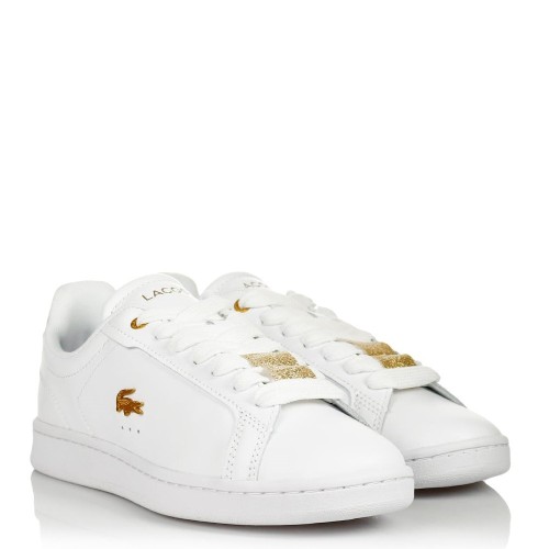 Γυναικεία Sneakers Λευκό/Χρυσό Δέρμα CARNABY PRO 123 5 SFA 745SFA0055216 Lacoste Γυναικεία Sneakers Λευκό/Χρυσό Δέρμα CARNABY PRO 123 5 SFA 745SFA0055216 Lacoste
