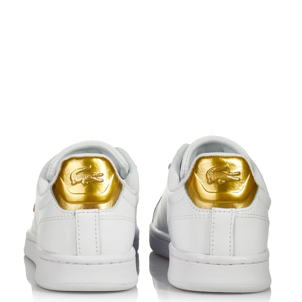 LACOSTE</br>Γυναικεία Sneakers Λευκό/Χρυσό Δέρμα CARNABY PRO 123 5 SFA 745SFA0055216 Lacoste LACOSTE</br>Γυναικεία Sneakers Λευκό/Χρυσό Δέρμα CARNABY PRO 123 5 SFA 745SFA0055216 Lacoste