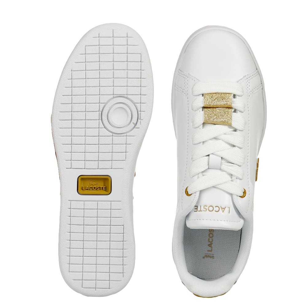 LACOSTE</br>Γυναικεία Sneakers Λευκό/Χρυσό Δέρμα CARNABY PRO 123 5 SFA 745SFA0055216 Lacoste LACOSTE</br>Γυναικεία Sneakers Λευκό/Χρυσό Δέρμα CARNABY PRO 123 5 SFA 745SFA0055216 Lacoste