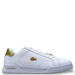 Γυναικεία Sneakers Λευκό/Χρυσό Δέρμα TWIN SERVE 123 4 SFA 745SFA0068216 Lacoste