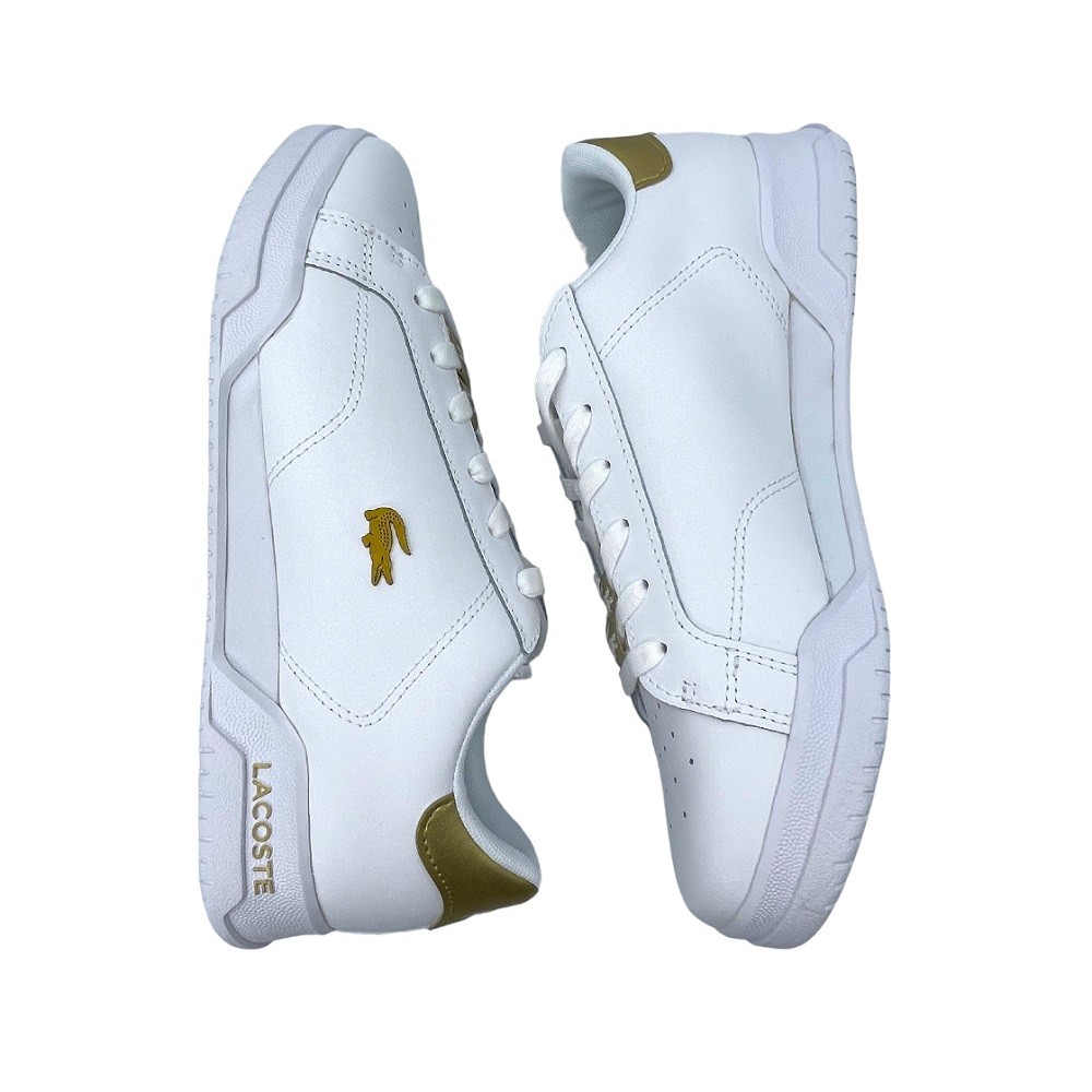 LACOSTE</br>Γυναικεία Sneakers Λευκό/Χρυσό Δέρμα TWIN SERVE 123 4 SFA 745SFA0068216 Lacoste LACOSTE</br>Γυναικεία Sneakers Λευκό/Χρυσό Δέρμα TWIN SERVE 123 4 SFA 745SFA0068216 Lacoste