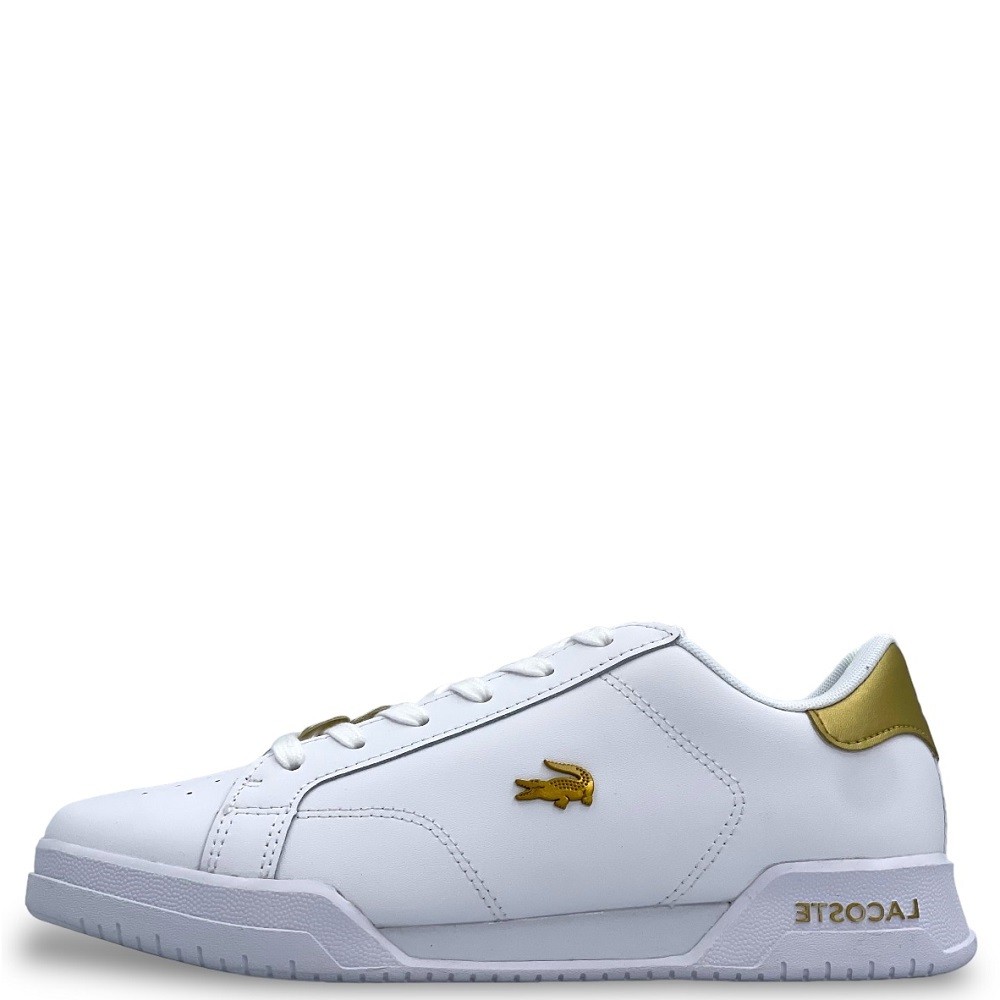 LACOSTE</br>Γυναικεία Sneakers Λευκό/Χρυσό Δέρμα TWIN SERVE 123 4 SFA 745SFA0068216 Lacoste LACOSTE</br>Γυναικεία Sneakers Λευκό/Χρυσό Δέρμα TWIN SERVE 123 4 SFA 745SFA0068216 Lacoste
