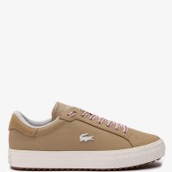 Γυναικεία Sneakers Μπεζ Δέρμα POWERCOURT 746SFA0071BW7 Lacoste