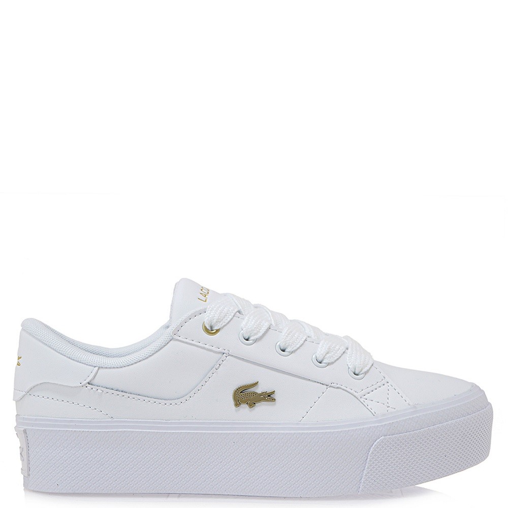 LACOSTE</br>Γυναικεία Sneakers Λευκό Δέρμα ZIANE PLATFORM 124 2 CFA 747CFA0005216 Lacoste LACOSTE</br>Γυναικεία Sneakers Λευκό Δέρμα ZIANE PLATFORM 124 2 CFA 747CFA0005216 Lacoste